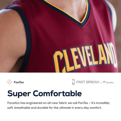 Darius Garland Cleveland Cavaliers Youth Replica Fast Break Jersey Wine sale - Icon Edition | NBA Jerseys