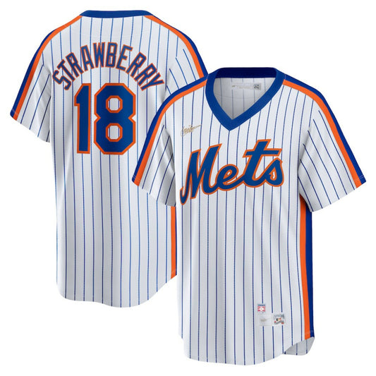 Darryl Strawberry New York Mets Nike Home Cooperstown Collection Player Jersey - White | MLB Jerseys