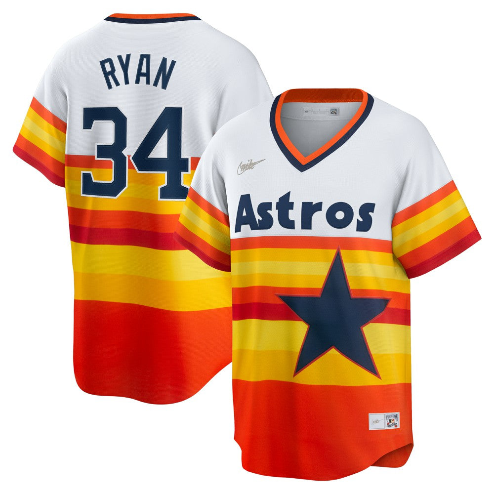 Nolan Ryan Houston Astros Nike Home Cooperstown Collection Player Jersey - White | MLB Jerseys