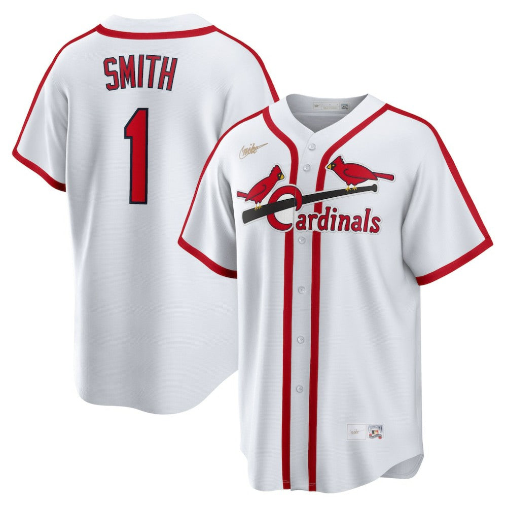 Ozzie Smith St. Louis Cardinals Nike Home Cooperstown Collection Player Jersey Clearance
