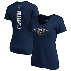 Fanatics - Zion Williamson New Orleans Pelicans Women's 2019 NBA Draft Playmaker Name & Number V-Neck T-Shirt - Navy