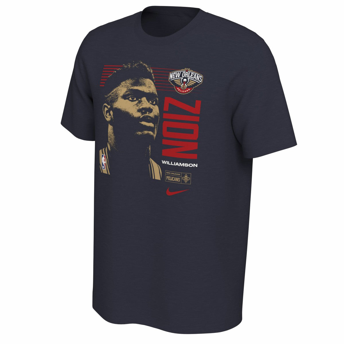 Nike - Zion Williamson New Orleans Pelicans 2019 NBA Draft First Round Rookie T-Shirt - Navy