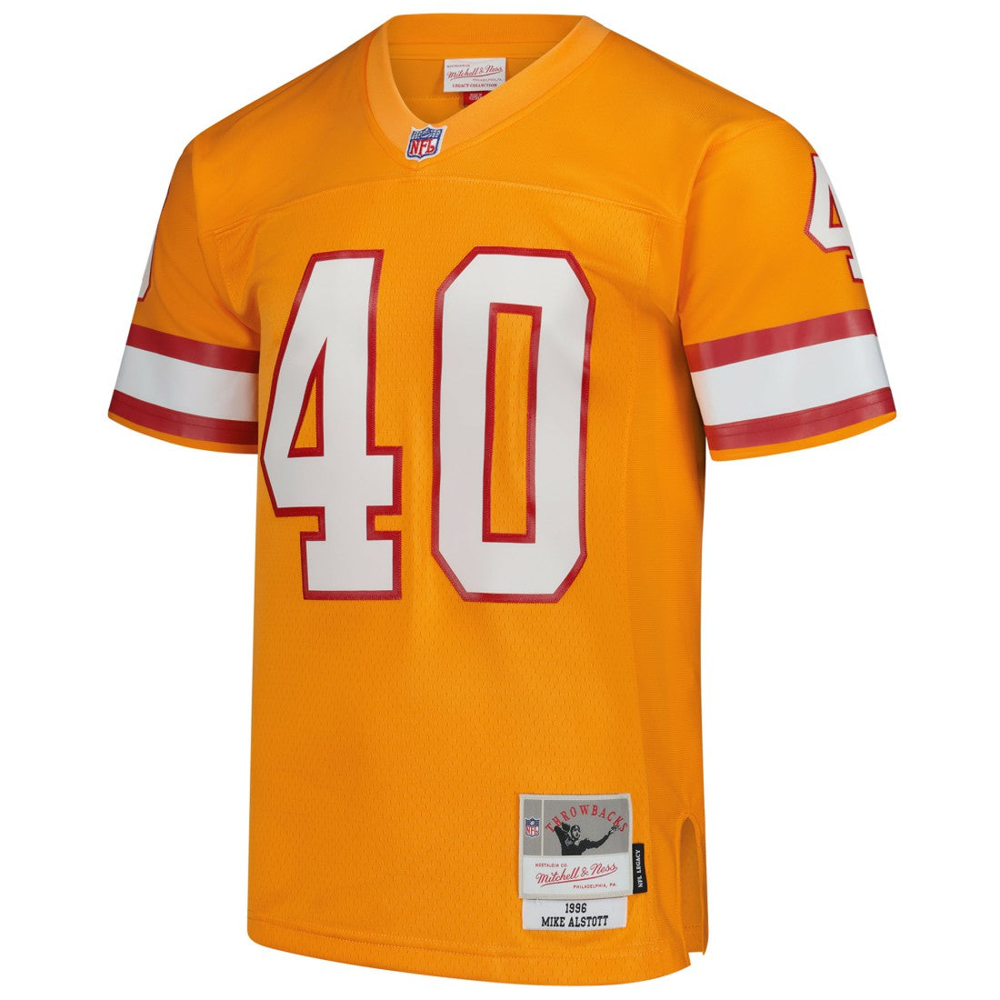 Mike Alstott Tampa Bay Buccaneers Legacy Replica Jersey Orange - Mitchell & Ness