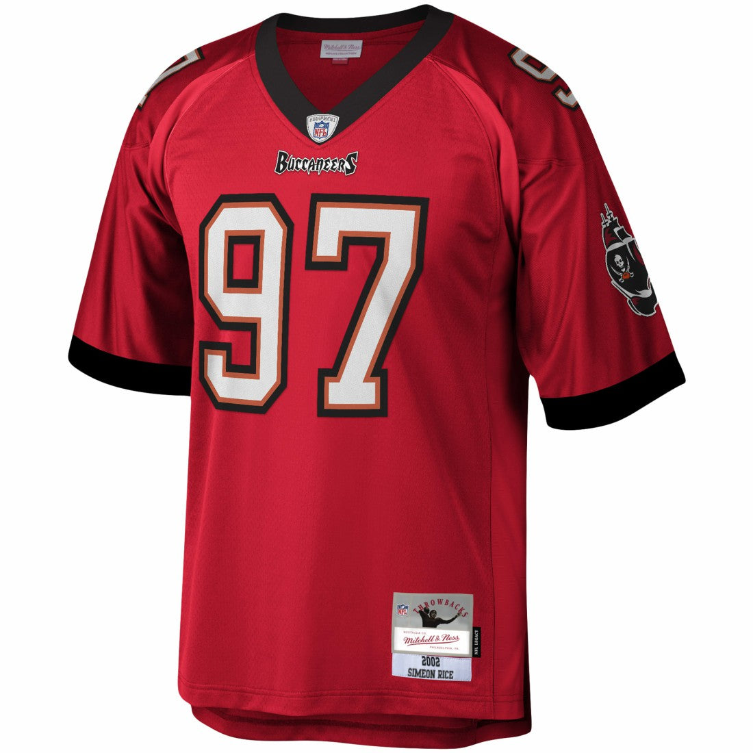 Simeon Rice Tampa Bay Buccaneers Legacy Replica Jersey Red - Mitchell & Ness