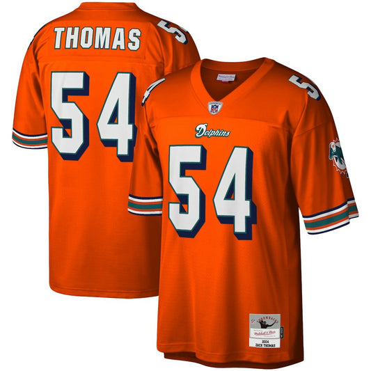Zach Thomas Miami Dolphins Legacy Replica Jersey - Orange for sale | NFL Jerseys
