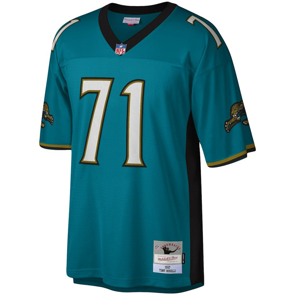 Tony Boselli Jacksonville Jaguars Legacy Replica Jersey Teal - Mitchell & Ness