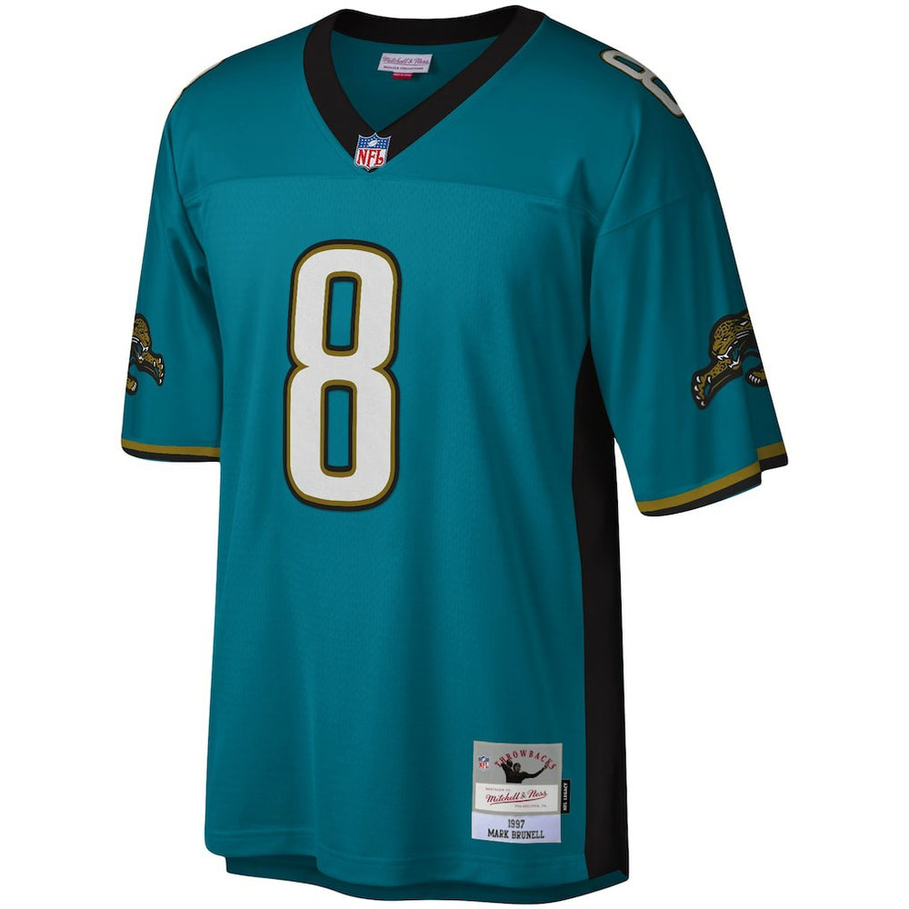 Mark Brunell Jacksonville Jaguars Legacy Replica Jersey Teal - Mitchell & Ness