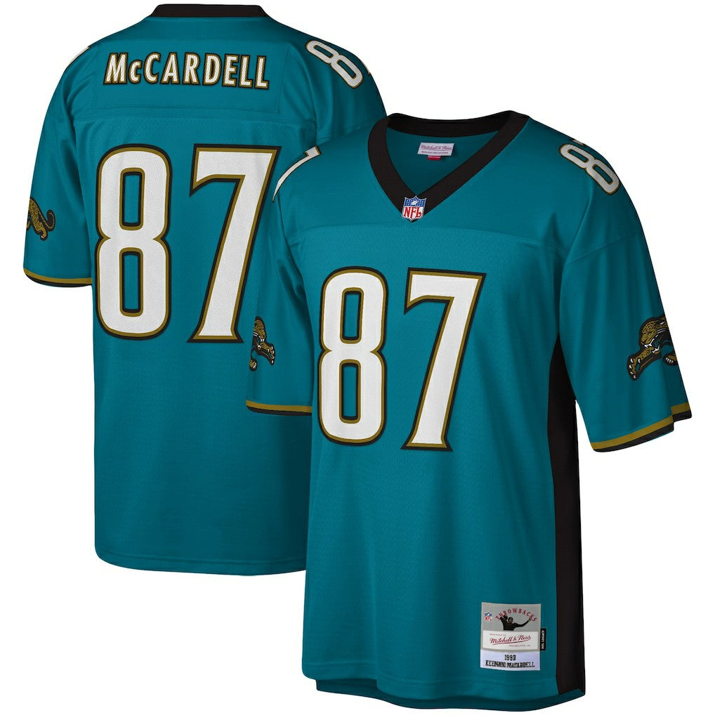 Keenan McCardell Jacksonville Jaguars Legacy Replica Jersey Teal - Mitchell & Ness