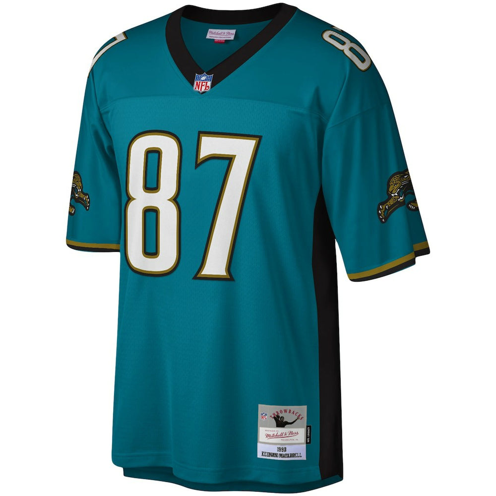 Keenan McCardell Jacksonville Jaguars Legacy Replica Jersey Teal - Mitchell & Ness