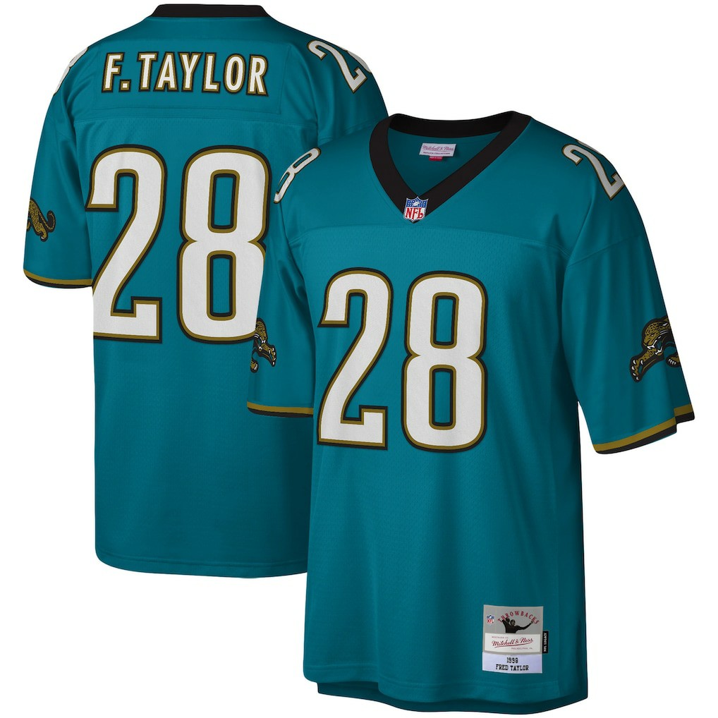 Fred Taylor Jacksonville Jaguars Legacy Replica Jersey Teal - Mitchell & Ness