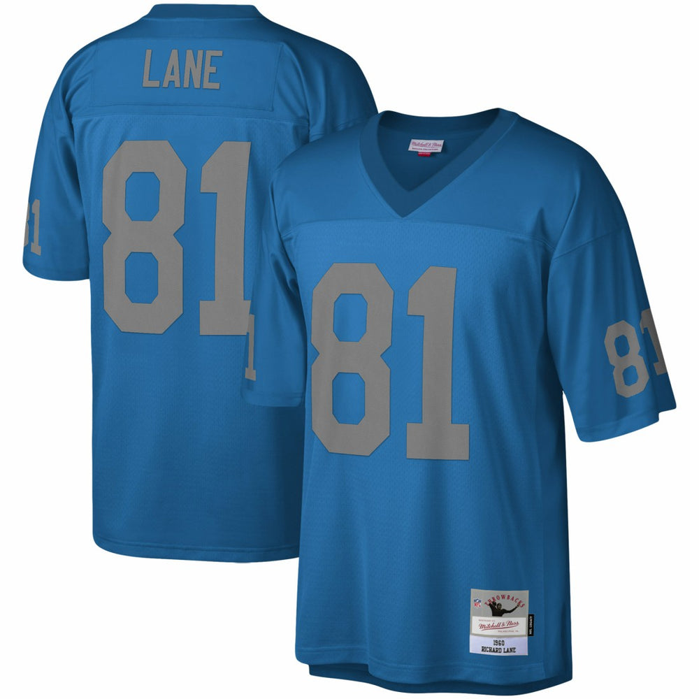 Richard Lane Detroit Lions Legacy Replica Jersey Blue - Mitchell & Ness