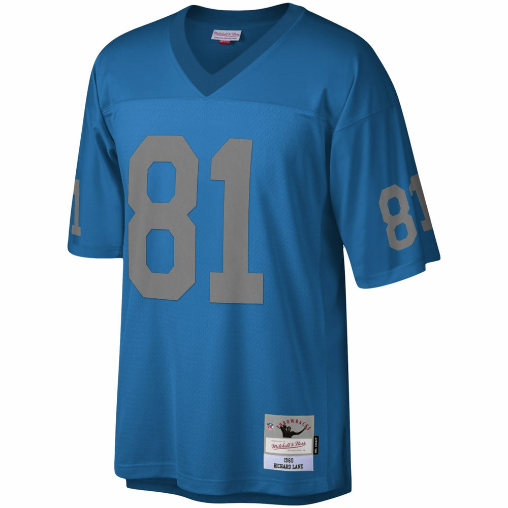 Richard Lane Detroit Lions Legacy Replica Jersey Blue - Mitchell & Ness