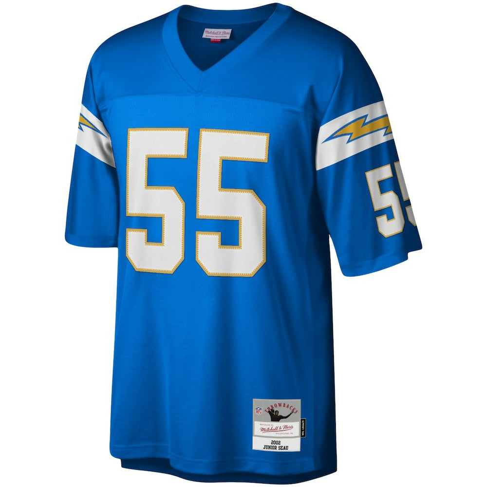 Junior Seau Los Angeles Chargers Legacy Replica Jersey Powder Blue - Mitchell & Ness