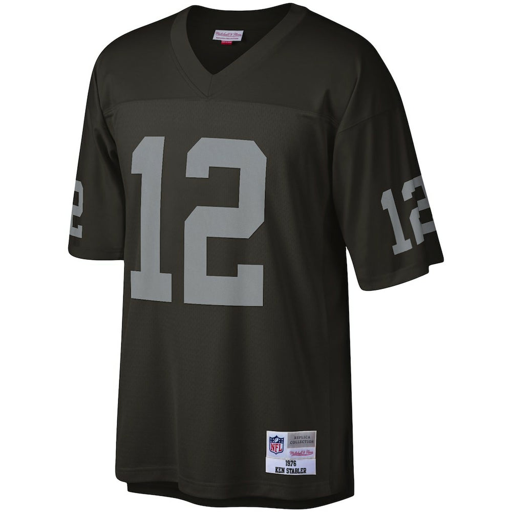 Ken Stabler Las Vegas Raiders Legacy Replica Jersey Black - Mitchell & Ness