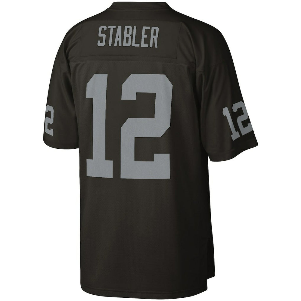 Ken Stabler Las Vegas Raiders Legacy Replica Jersey Black - Mitchell & Ness