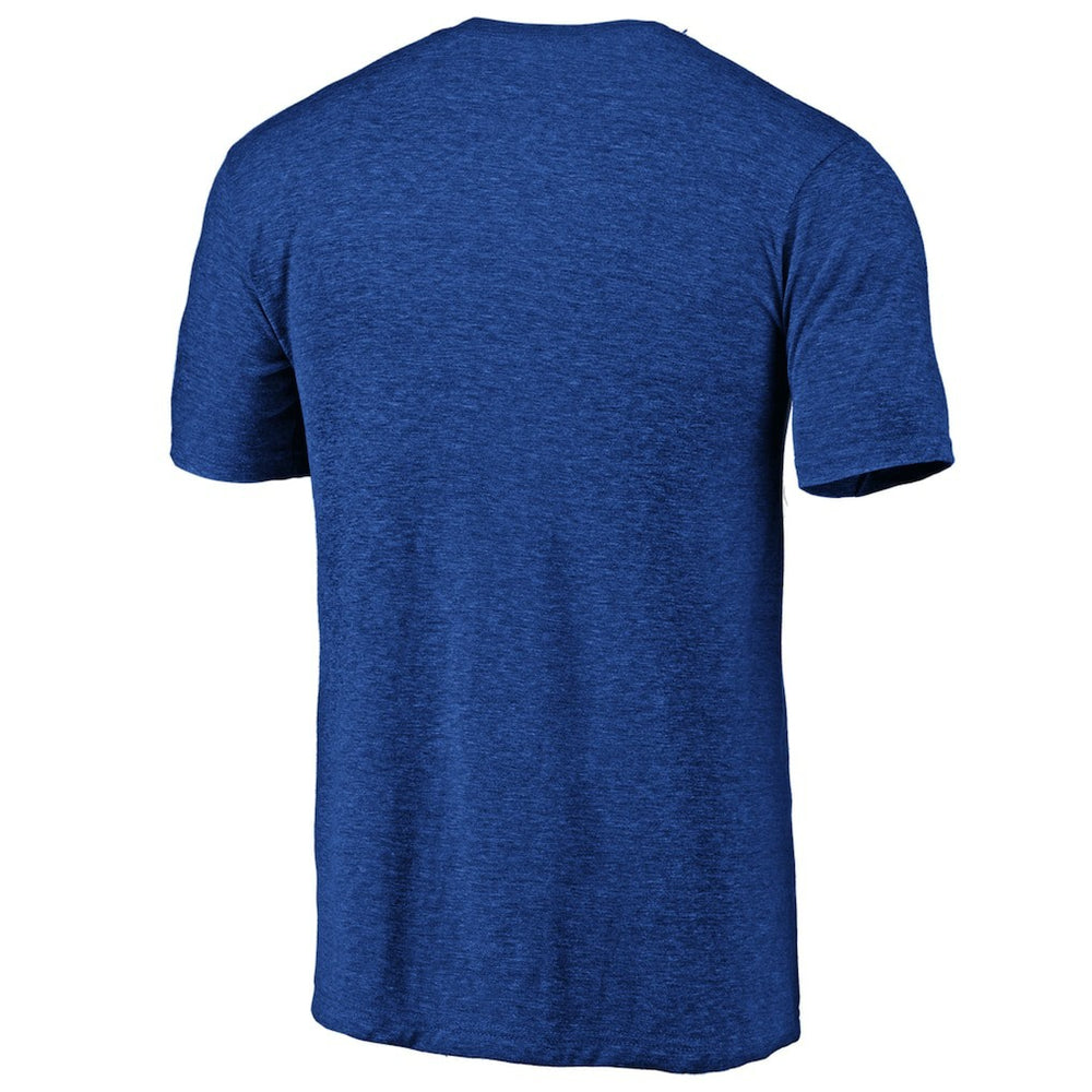 NBA - Golden State Warriors Distressed Primary Logo Tri-Blend T-Shirt - Royal