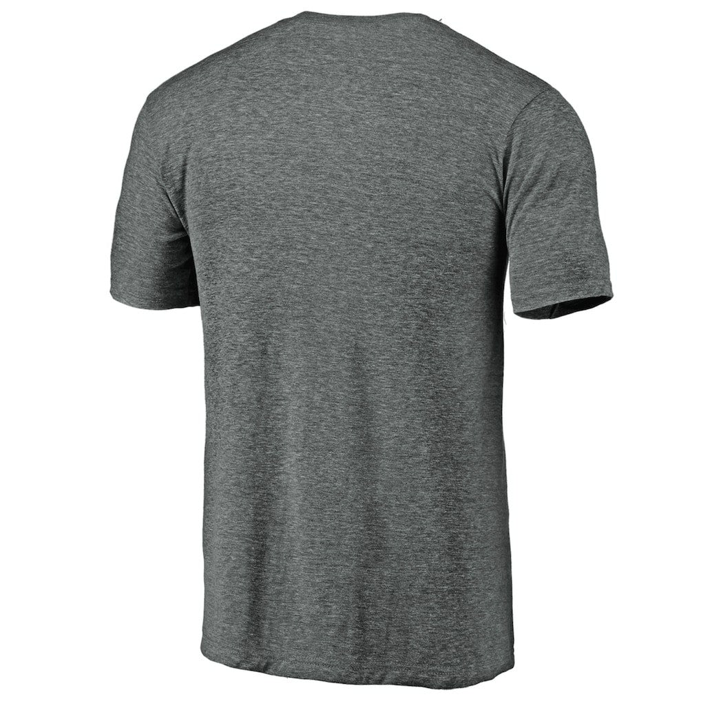 NBA - Golden State Warriors Distressed Primary Logo Tri-Blend T-Shirt - Gray