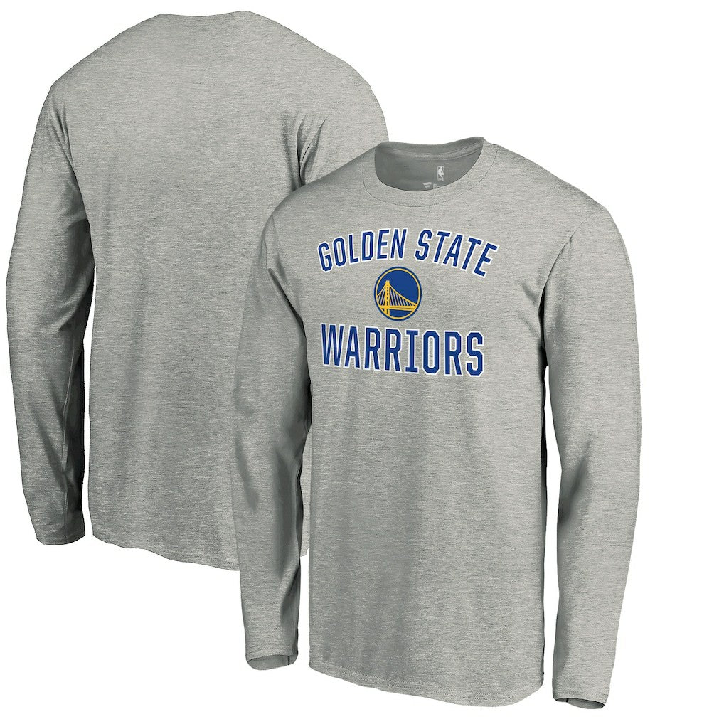 NBA - Golden State Warriors Victory Arch Long Sleeve T-Shirt - Heather Gray