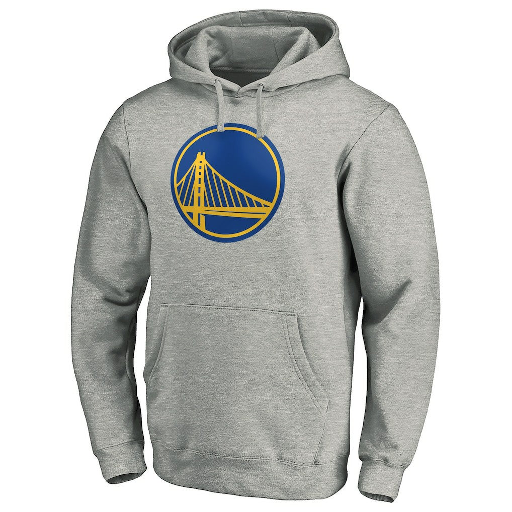 NBA - Golden State Warriors Primary Logo Pullover Hoodie - Heather Gray