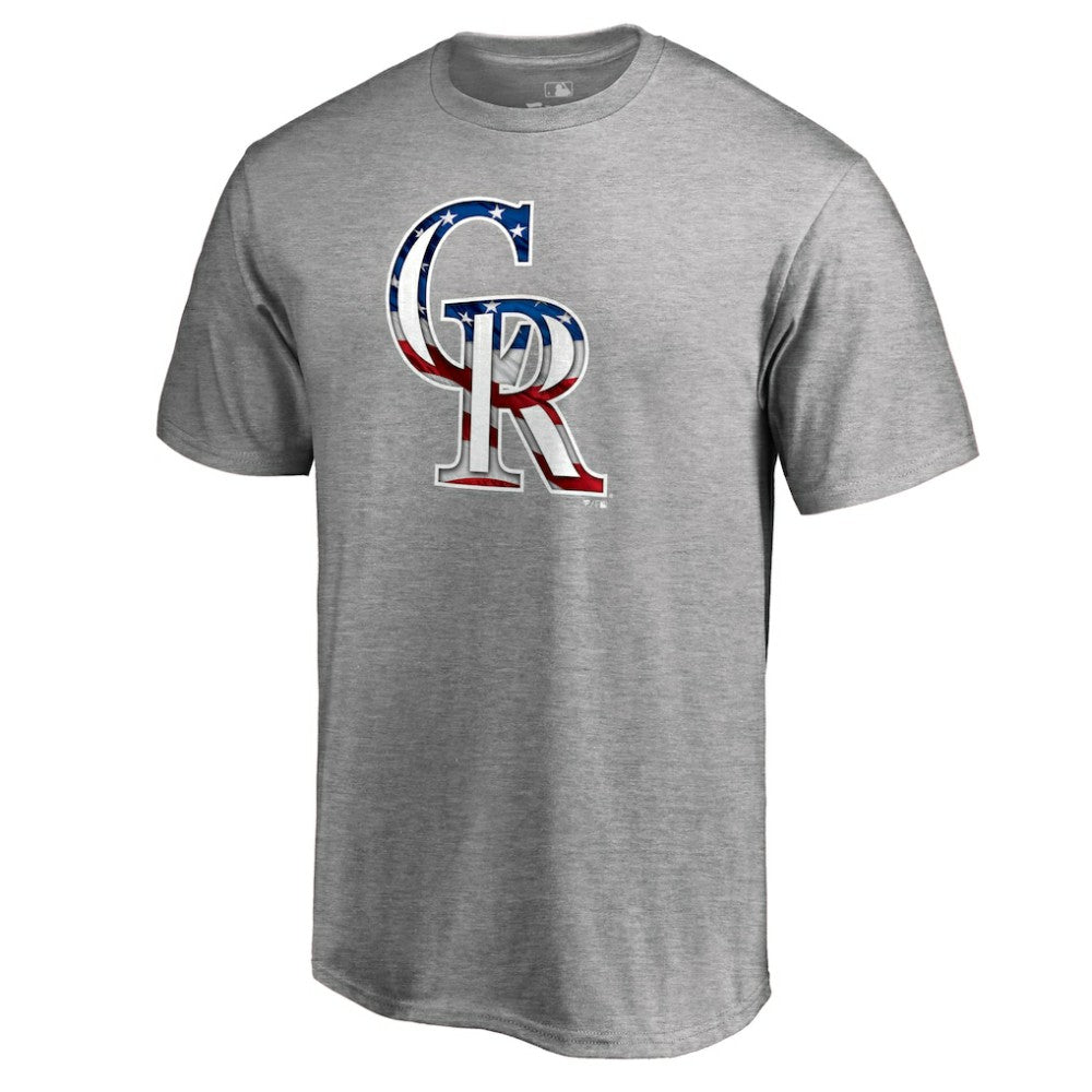Charlie Blackmon Colorado Rockies Banner Wave Name & Number T-Shirt Clearance