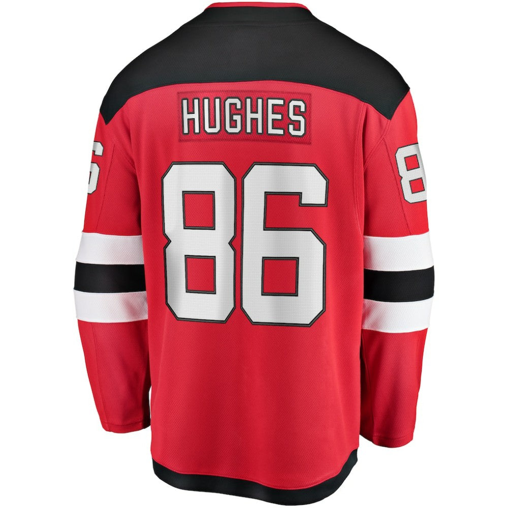 Jack Hughes New Jersey Devils - Fanatics Breakaway Player Jersey Red