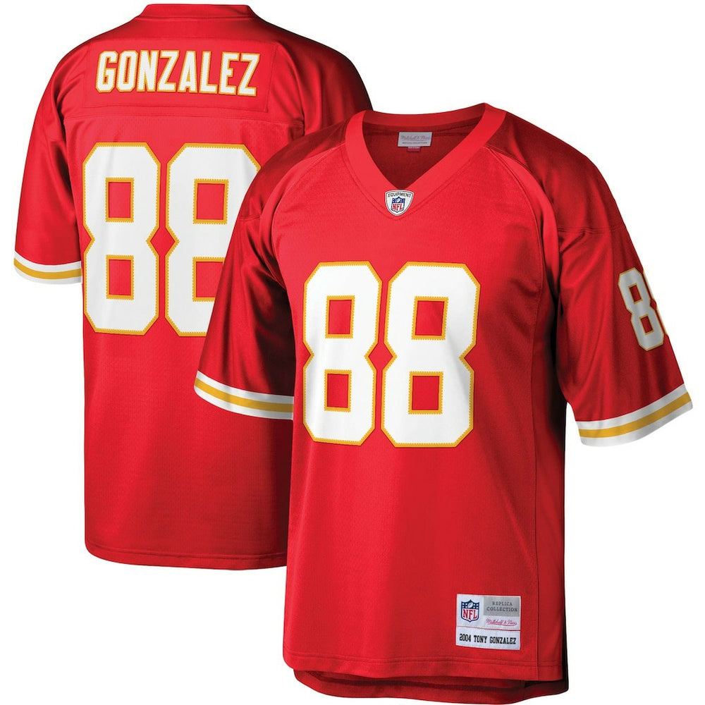 Tony Gonzalez Kansas City Chiefs Legacy Replica Jersey Red - Mitchell & Ness