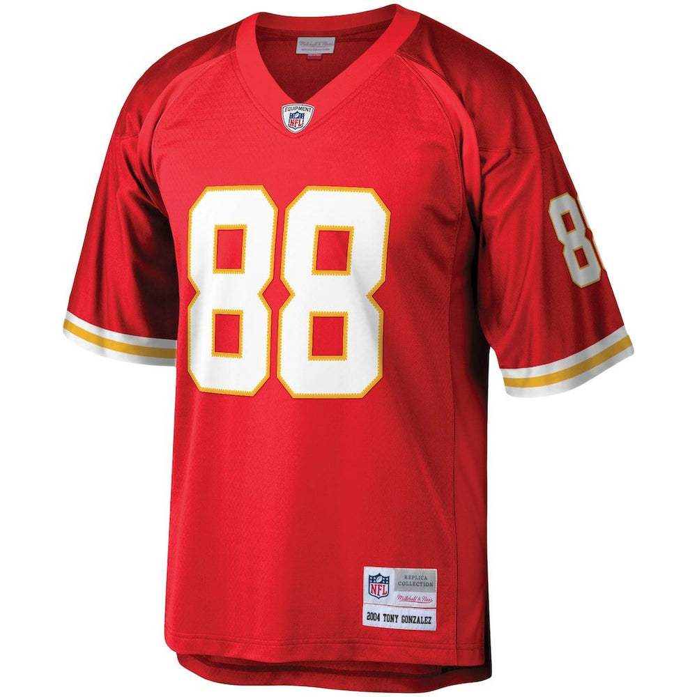 Tony Gonzalez Kansas City Chiefs Legacy Replica Jersey Red - Mitchell & Ness
