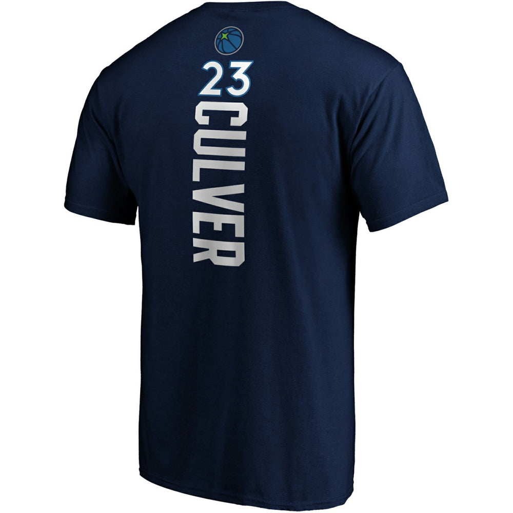 Fanatics - Jarrett Culver Minnesota Timberwolves Playmaker Name & Number Logo T-Shirt - Navy