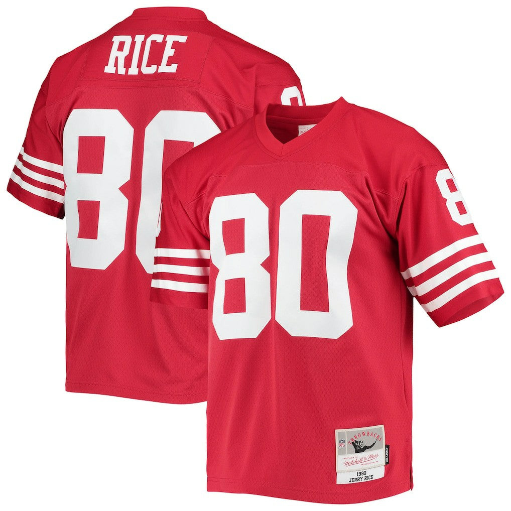 Jerry Rice San Francisco 49ers Legacy Replica Jersey Scarlet - Mitchell & Ness