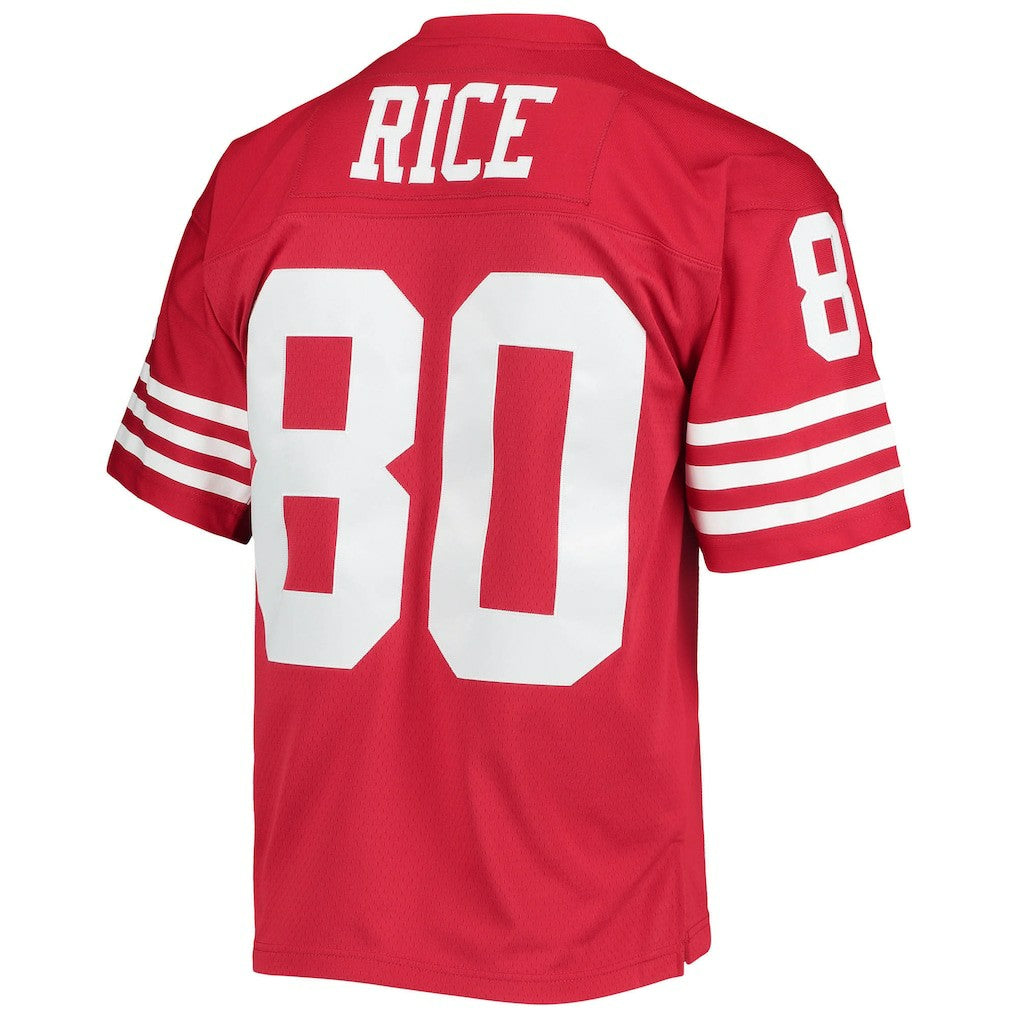 Jerry Rice San Francisco 49ers Legacy Replica Jersey Scarlet - Mitchell & Ness