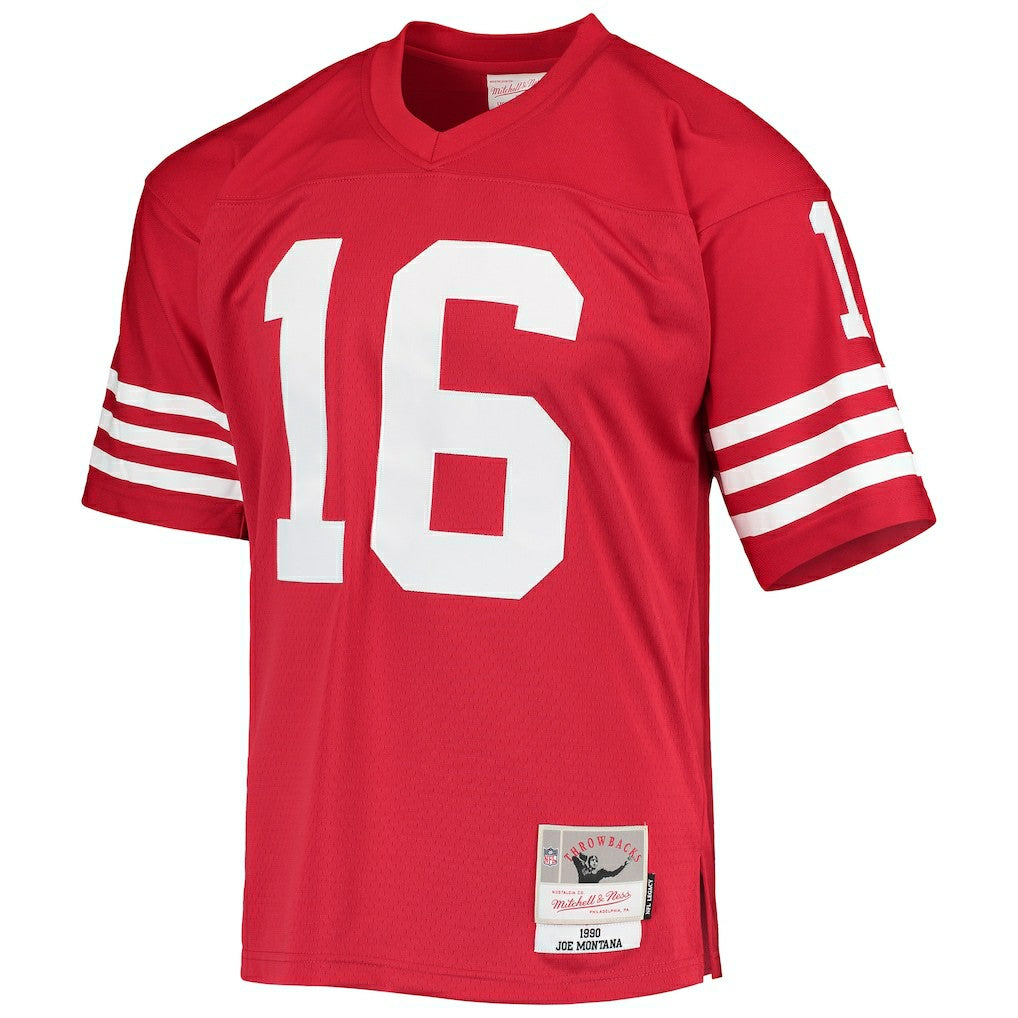 Joe Montana San Francisco 49ers Legacy Replica Jersey Scarlet - Mitchell & Ness