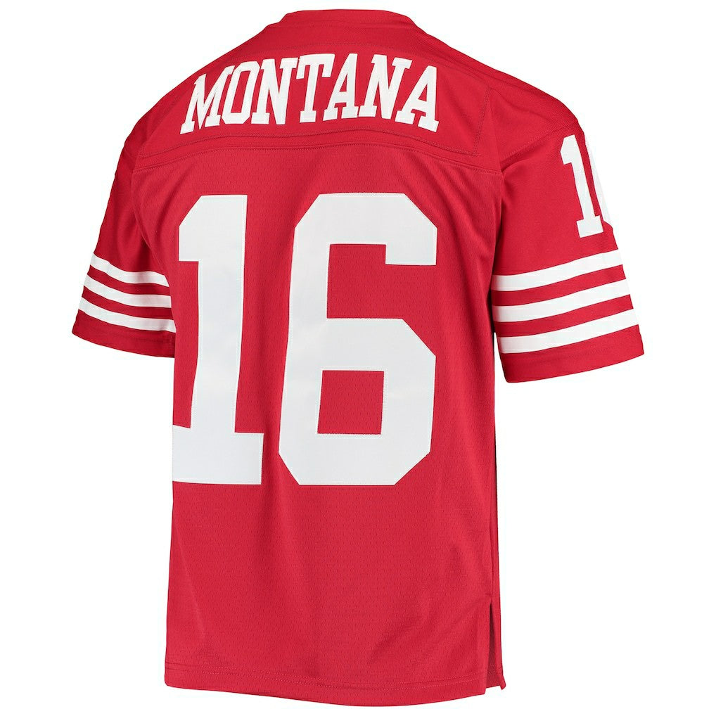 Joe Montana San Francisco 49ers Legacy Replica Jersey Scarlet - Mitchell & Ness