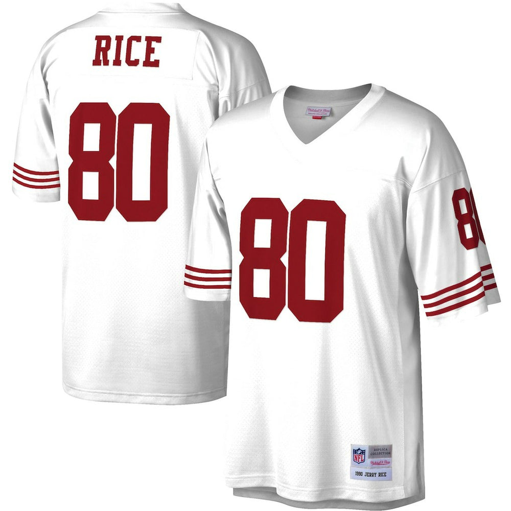 Jerry Rice San Francisco 49ers Legacy Replica Jersey White - Mitchell & Ness