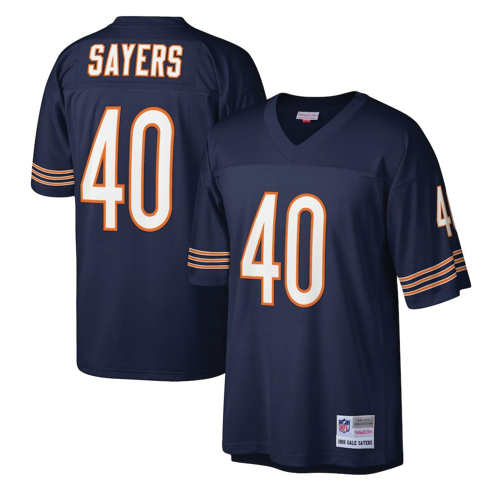 Gale Sayers Chicago Bears Legacy Replica Jersey Navy - Mitchell & Ness