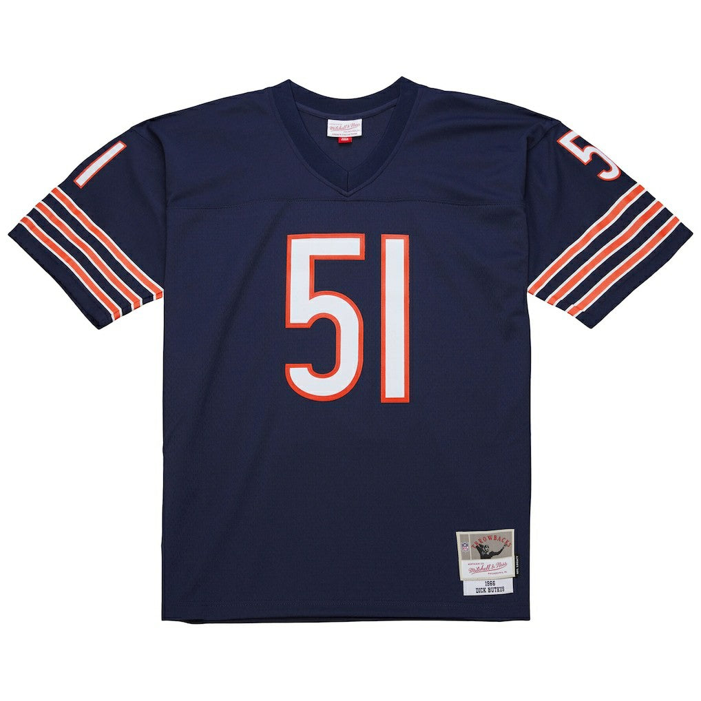 Dick Butkus Chicago Bears Legacy Replica Jersey Navy - Mitchell & Ness