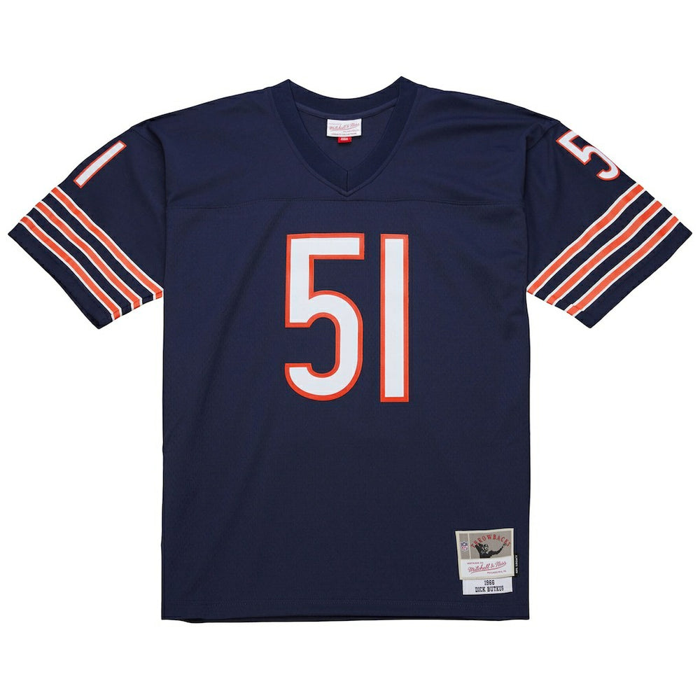 Dick Butkus Chicago Bears Legacy Replica Jersey Navy - Mitchell & Ness