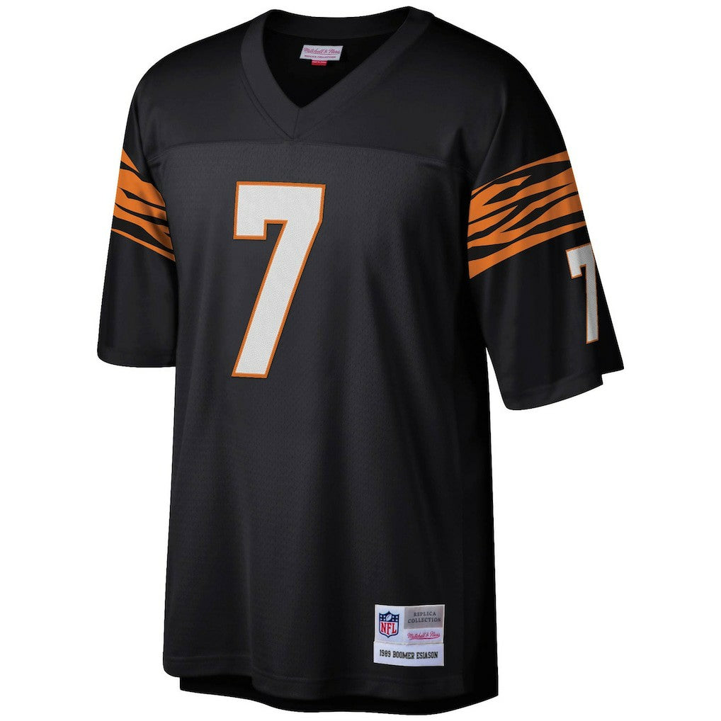 Boomer Esiason Cincinnati Bengals Legacy Replica Jersey Black - Mitchell & Ness