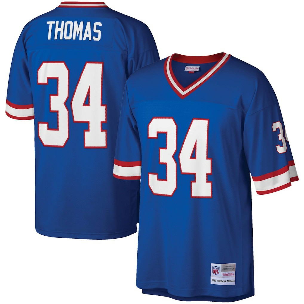 Thurman Thomas Buffalo Bills Legacy Replica Jersey Royal - Mitchell & Ness