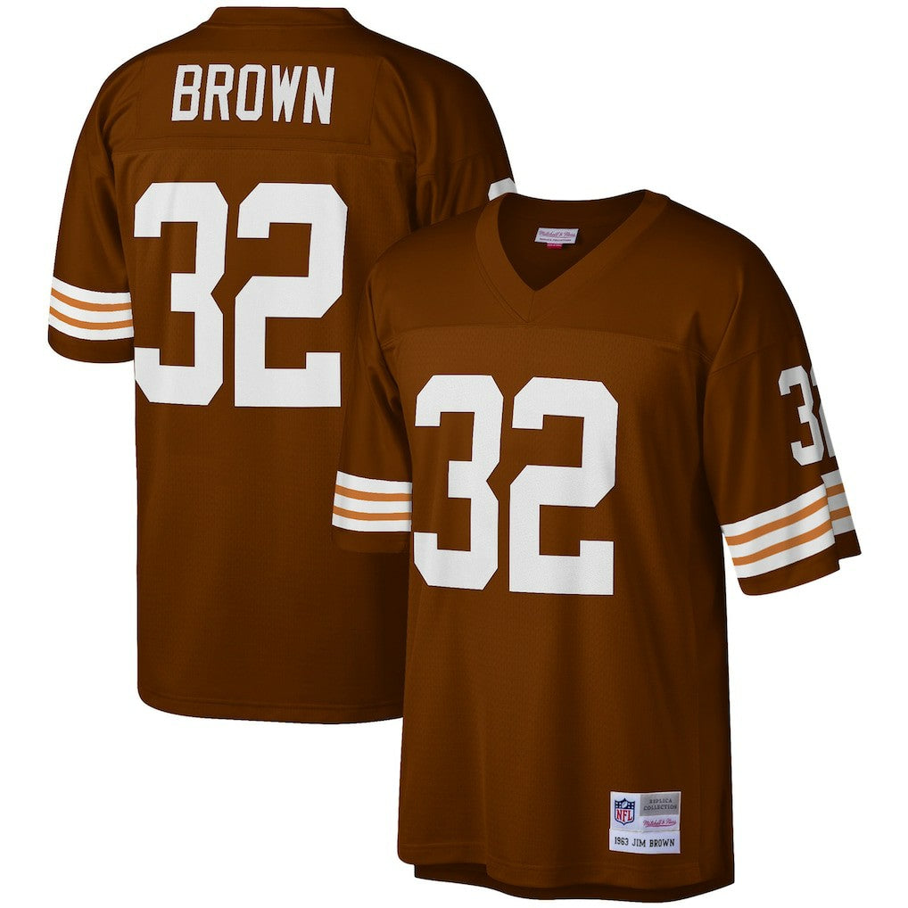 Jim Brown Cleveland Browns Legacy Replica Jersey Brown - Mitchell & Ness