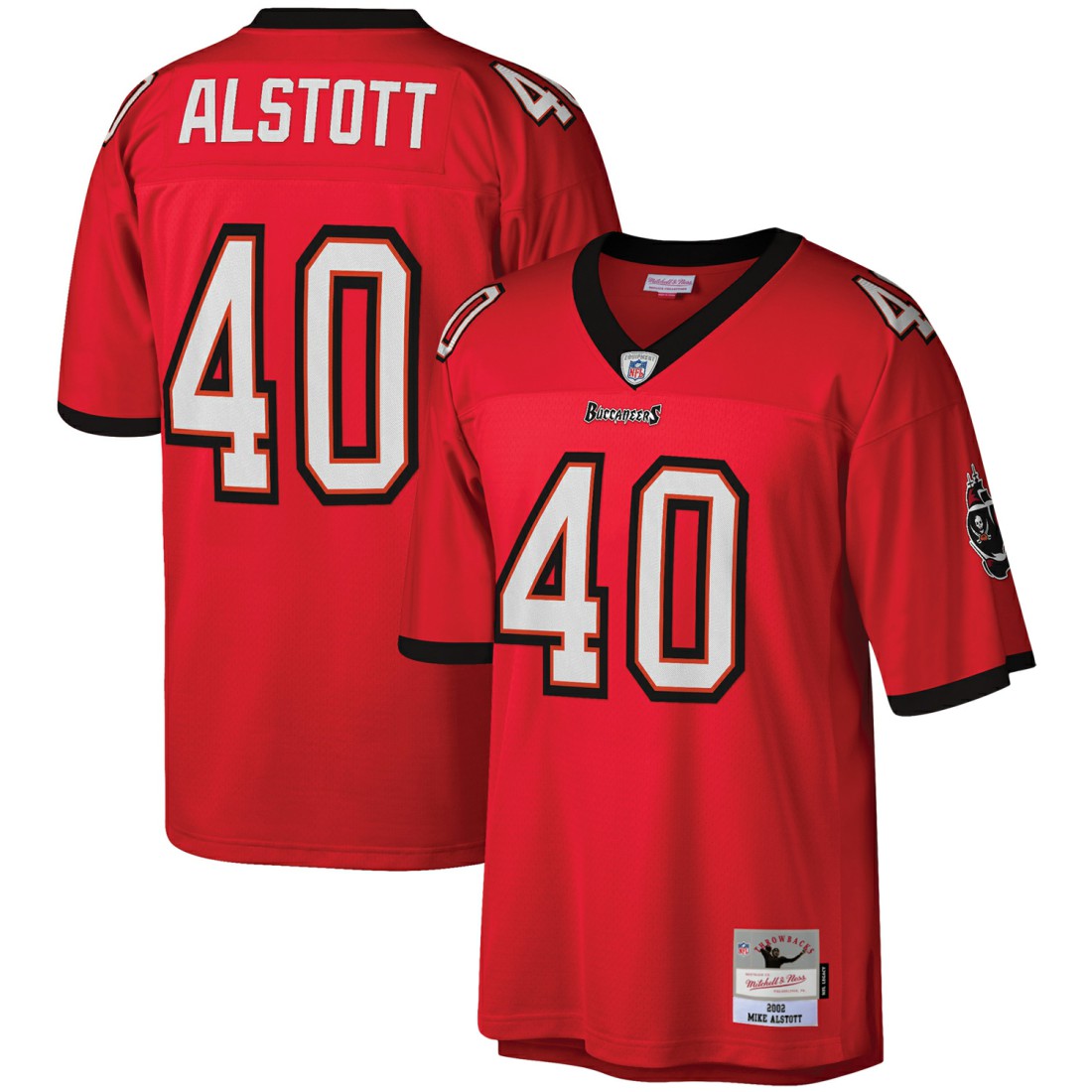 Mike Alstott Tampa Bay Buccaneers Legacy Replica Jersey Red - Mitchell & Ness