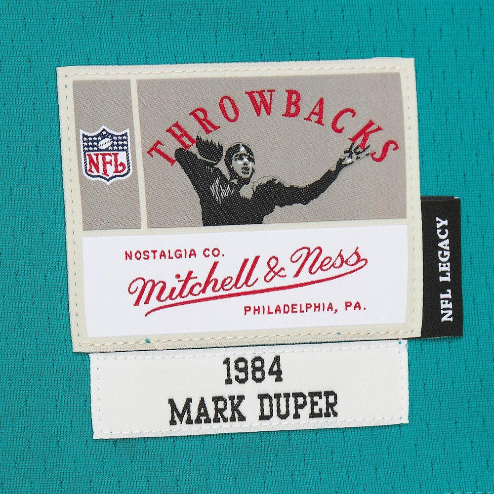 Mark Duper Miami Dolphins Legacy Replica Jersey Aqua - Mitchell & Ness