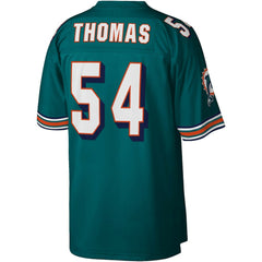 Zach Thomas Miami Dolphins Legacy Replica Jersey Aqua - Mitchell & Ness