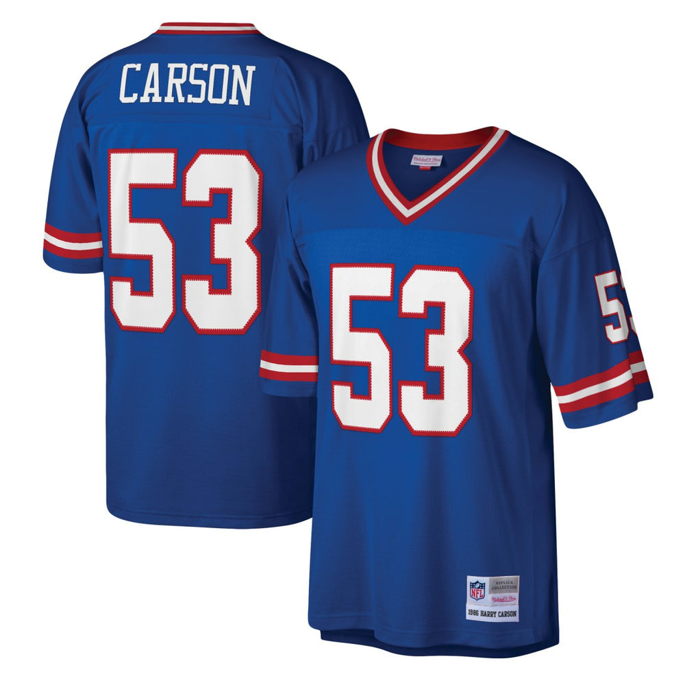 Harry Carson New York Giants Legacy Replica Jersey Royal - Mitchell & Ness