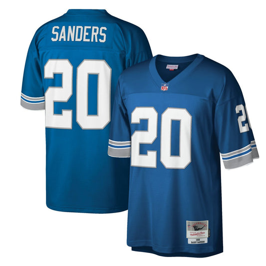 Barry Sanders Detroit Lions Legacy Replica Jersey - Blue outlet | NFL Jerseys