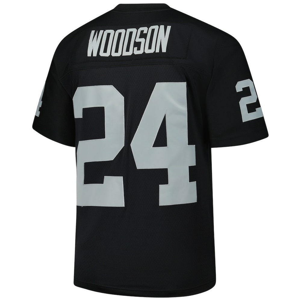 Charles Woodson Las Vegas Raiders Legacy Replica Jersey Black - Mitchell & Ness