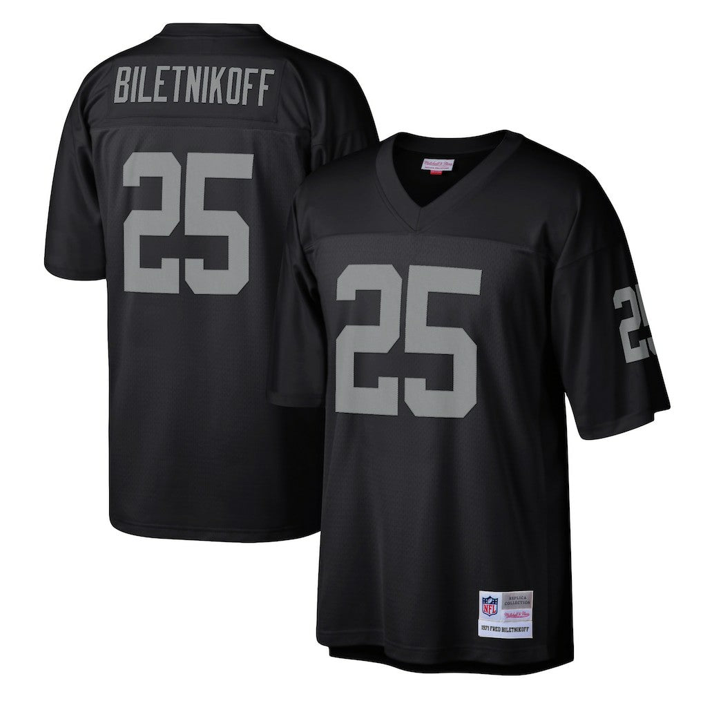 Fred Biletnikoff Las Vegas Raiders Legacy Replica Jersey Black - Mitchell & Ness