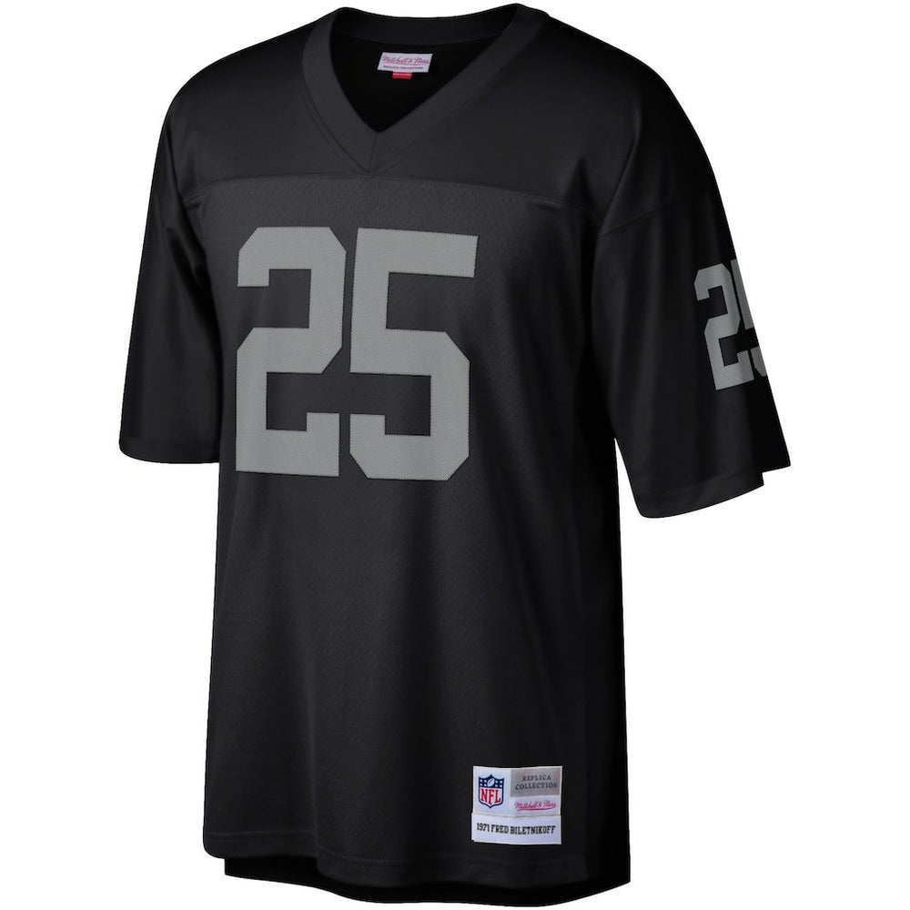 Fred Biletnikoff Las Vegas Raiders Legacy Replica Jersey Black - Mitchell & Ness