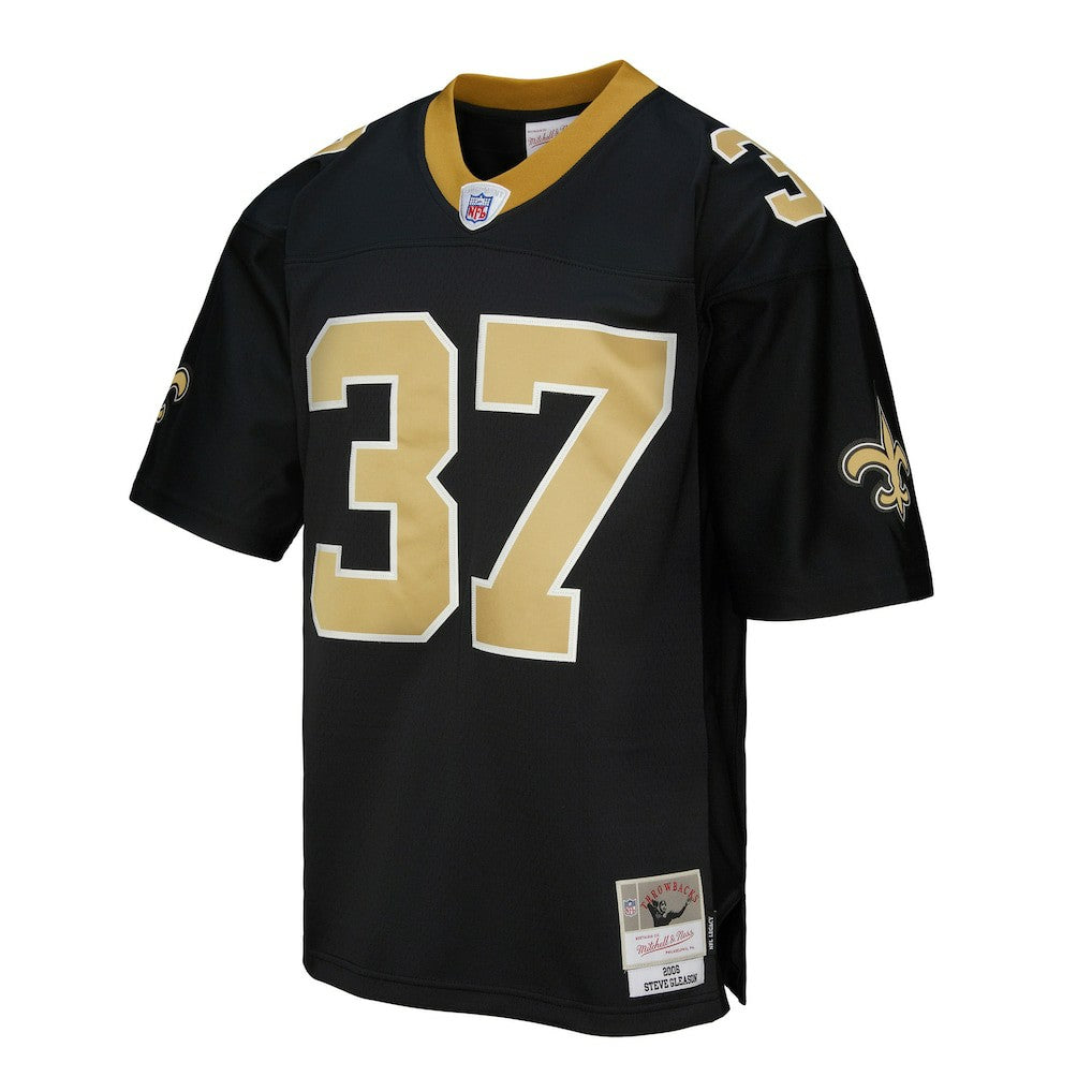 Steve Gleason New Orleans Saints Legacy Replica Jersey Black - Mitchell & Ness