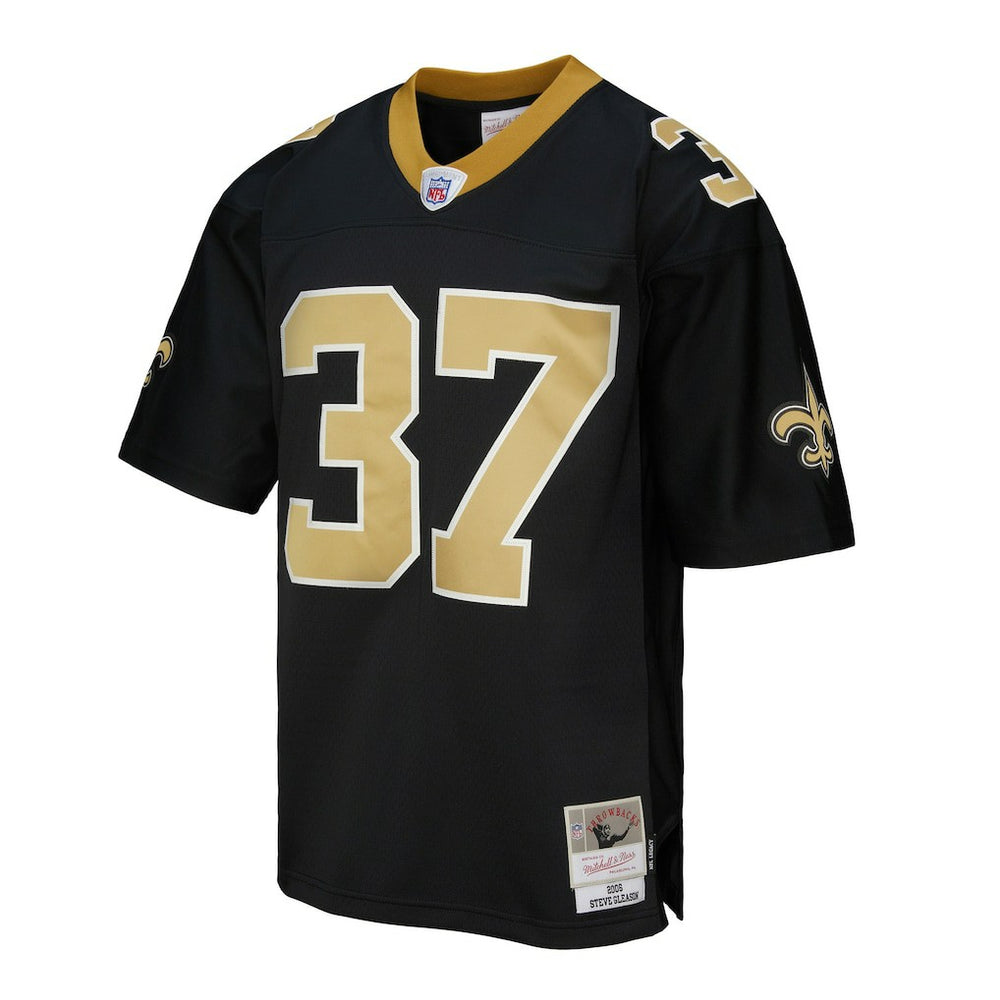 Steve Gleason New Orleans Saints Legacy Replica Jersey Black - Mitchell & Ness