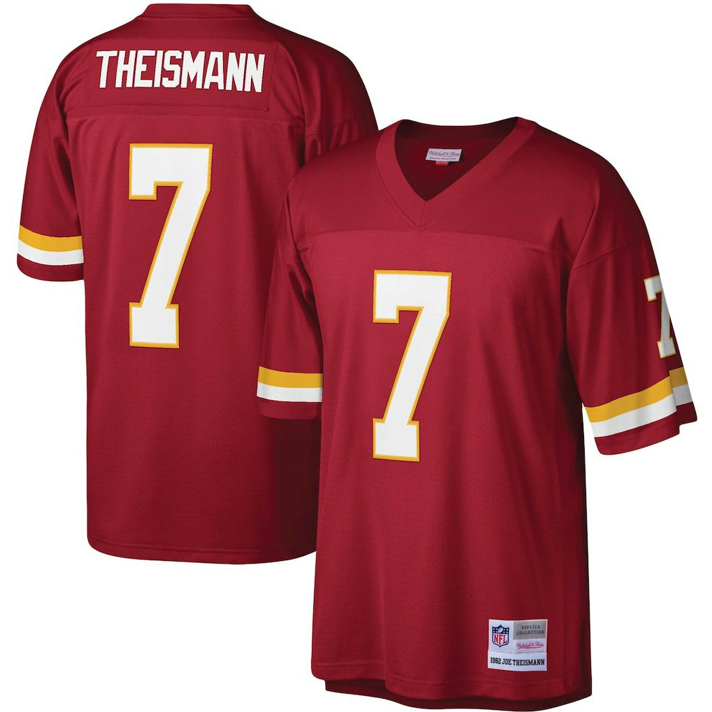 Joe Theismann Washington Football Team Legacy Replica Jersey Burgundy - Mitchell & Ness